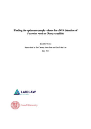 Research report: Finding the optimum sample volume for eDNA detection of the Rusty Crayfish