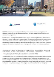 Laidlaw Reflective Essay: Trinity College Dublin 
