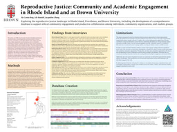 Reproductive Justice: Community and Academic Engagement in Rhode Island and at Brown University