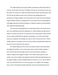 My Laidlaw Scholarship Reflection