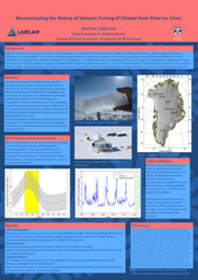 Poster: Reconstructing the History of Volcanic Forcing of Climate from Polar Ice Cores