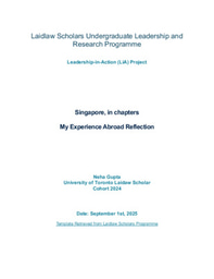 Singapore, in chapters: My Experience Abroad Reflection
