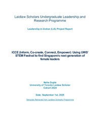 Laidlaw Scholars Project Report
