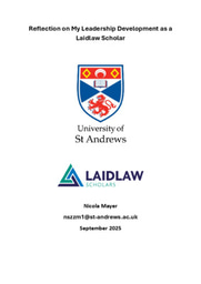 Reflective Essay: A Reflection on my Laidlaw Leadership Journey