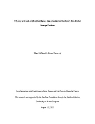 Cybersecurity and Artificial Intelligence Opportunities for MerTerre’s Zéro Déchet Sauvage Platform