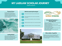 Laidlaw Scholar Journey