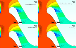Cooled MarkII blade surface pressure and temperature distribution by a conjugate heat transfer analysis using Reynolds stress baseline turbulence model