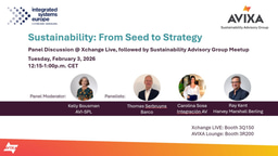 ISE 2026:  Sustainability, from Concept to Core AV Business Strategy