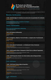 Agenda Preliminar | 39 Encuentro Regional de Inversores Institucionales