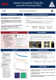 Spatial Navigation using Bio-Plausible Learning Rules