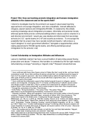 Research Proposal- teaching content and integration