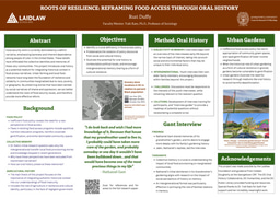 Recovering Foodways through Oral History Ruri Duffy Faculty Mentor Yuki Kato, Ph.D., Professor of Sociology