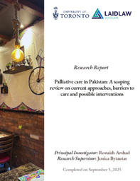 Research Report: Palliative Care in Pakistan: A scoping review on current approaches, barriers to care, and possible interventions