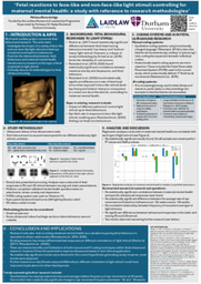 ‘Fetal reactions to face-like and non-face-like light stimuli controlling for maternal mental health: a study with reference to research methodologies’ – Research Poster