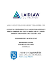 LAIDLAW SUMMER 1 REFLECTIVE ESSAY