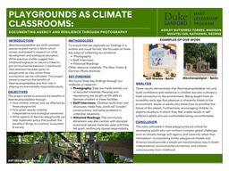 Playgrounds as Climate Classrooms:Documenting Agency and Resilience through Photography