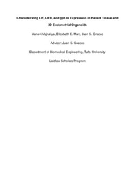 Laidlaw Paper: Characterizing LIF, LIFR, and gp130 Expression