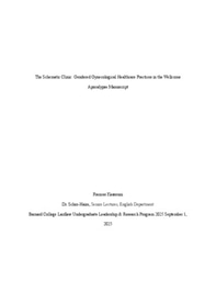 The Schematic Clinic: Gendered Gynecological Healthcare Practices in the Wellcome Apocalypse Manuscript