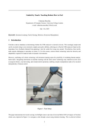 Guided by Touch: Teaching Robots How to Feel