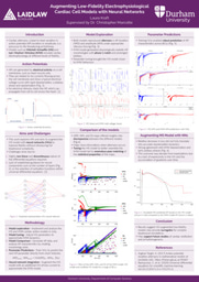 Poster: 'Augmenting Low-Fidelity Electrophysiological Cardiac Cell Models with Neural Networks'