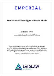 Research Methodologies in Public Health Laidlaw Scholarship Report CJames 2025