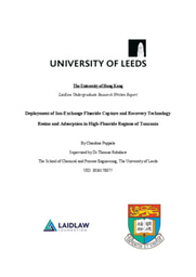 Deployment of Ion-Exchange Fluoride Capture and Recovery Technology Resins and Adsorption in High-Fluoride Regions of Tanzania