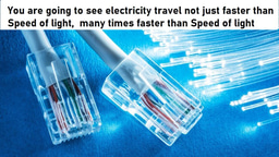 Faster than the speed of light (c) exists in this world.