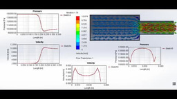 Axial and diametral velocity and pressure variations in a tube with a sudden restriction