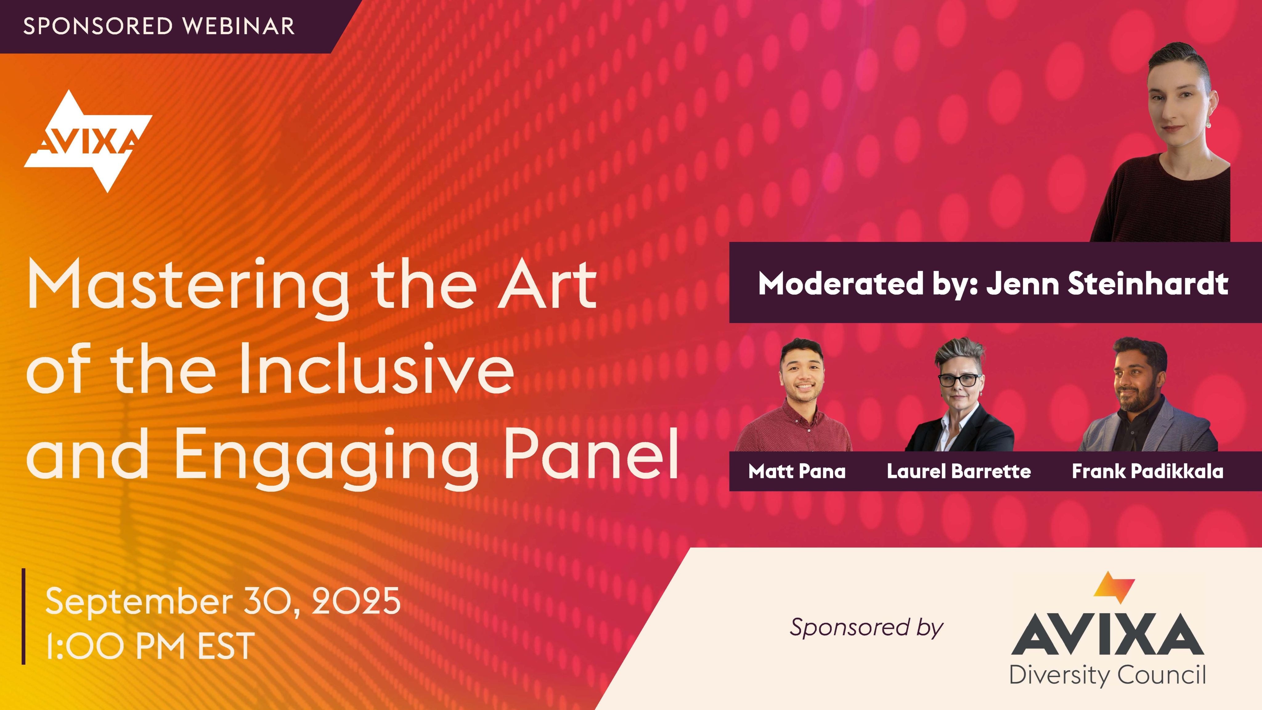 Mastering the Art of the Inclusive and Engaging Panel | AVIXA Xchange
