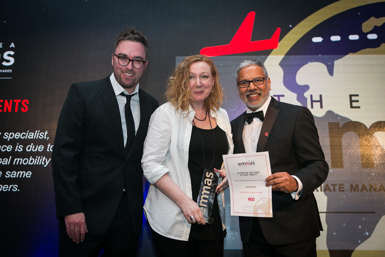 Where are they now? 10 seconds with Equus after winning the Global Mobility Professional ​of the Year gong