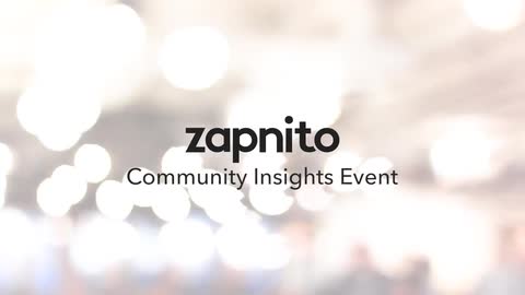 Zapnito 2019 Community Insights Event