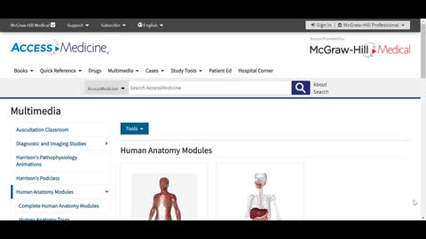 Human Anatomy Modules Overview Video