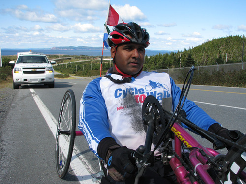 'Terry Fox on Wheels' Reminds us that Polio is Still Around