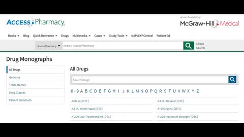 Drug Monographs