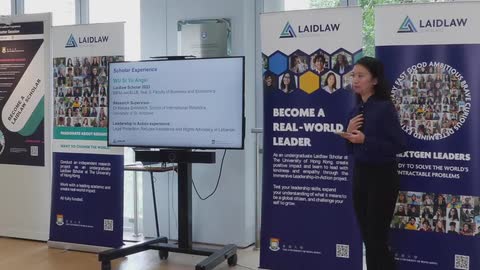 "Legal Protection, Refugee Assistance and Rights Advocacy in Lebanon" Leadership-in-action Poster Presentation - Angel Wu