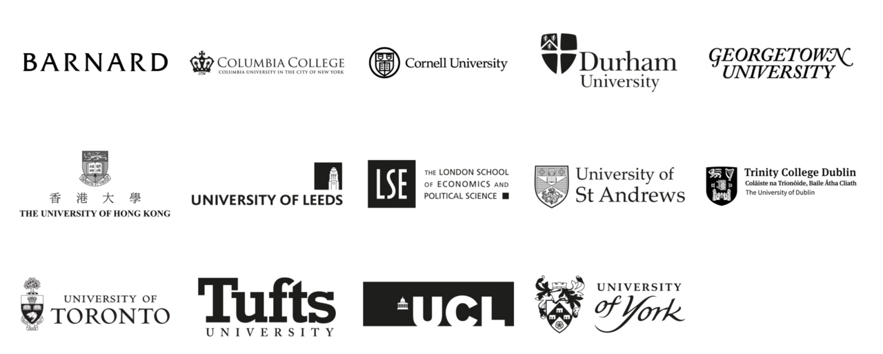 Laidlaw Undergraduate Programme Participating Universities 2022