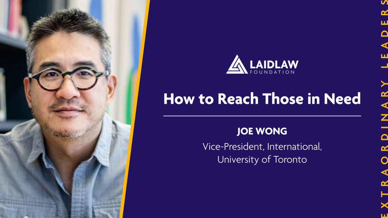 WEBINAR | How to Reach Those in Need: In Conversation with Joe Wong