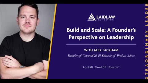 📺 RECORDING | Build and Scale with Alex Packham