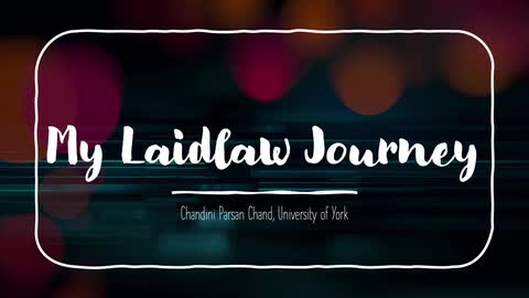 My Laidlaw Journey