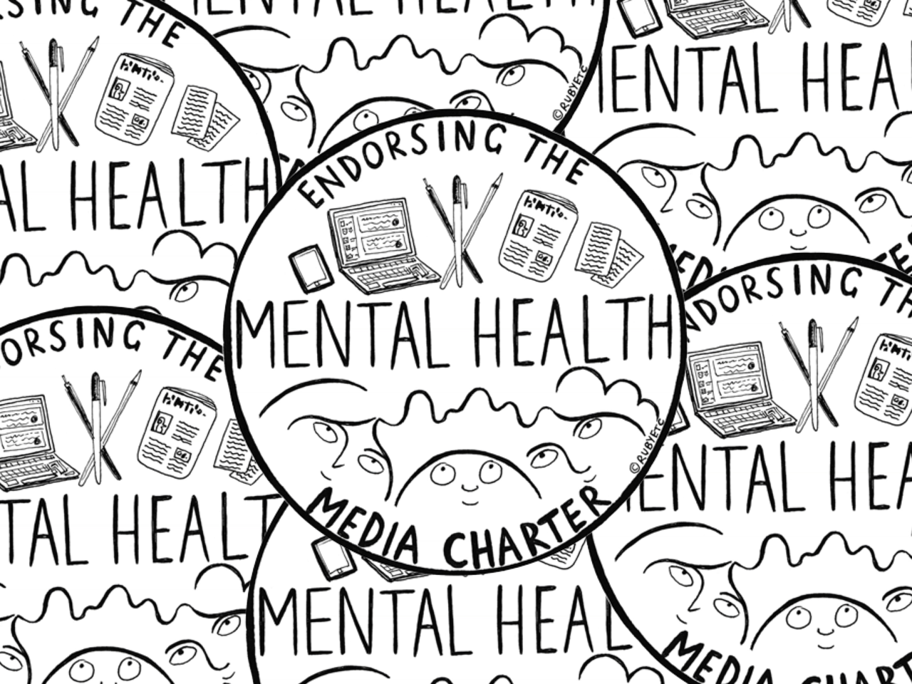 Signing the Mental Health Media Charter