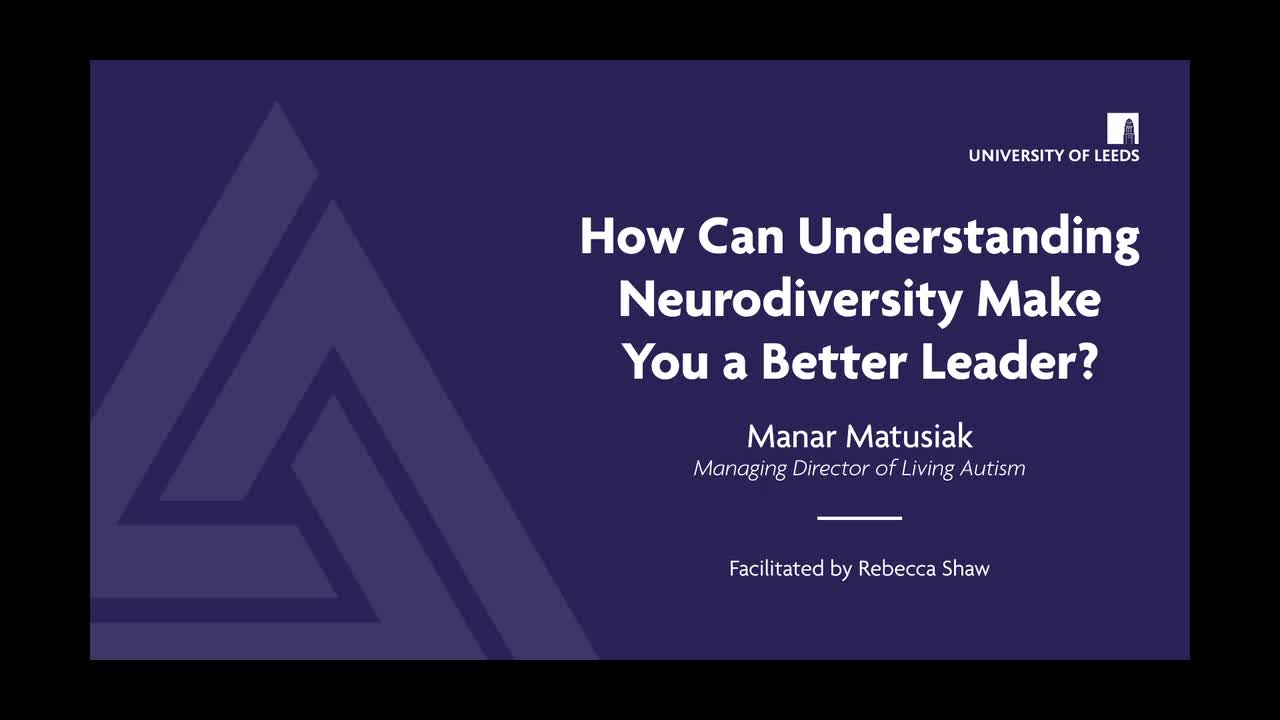 Understanding Neurodiversity for Better Leadership