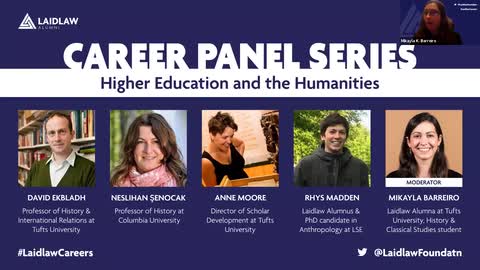 #LaidlawCareers: Higher Education and the Humanities