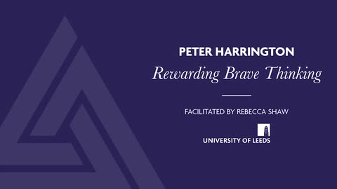 Rewarding Brave Thinking with Peter Harrington