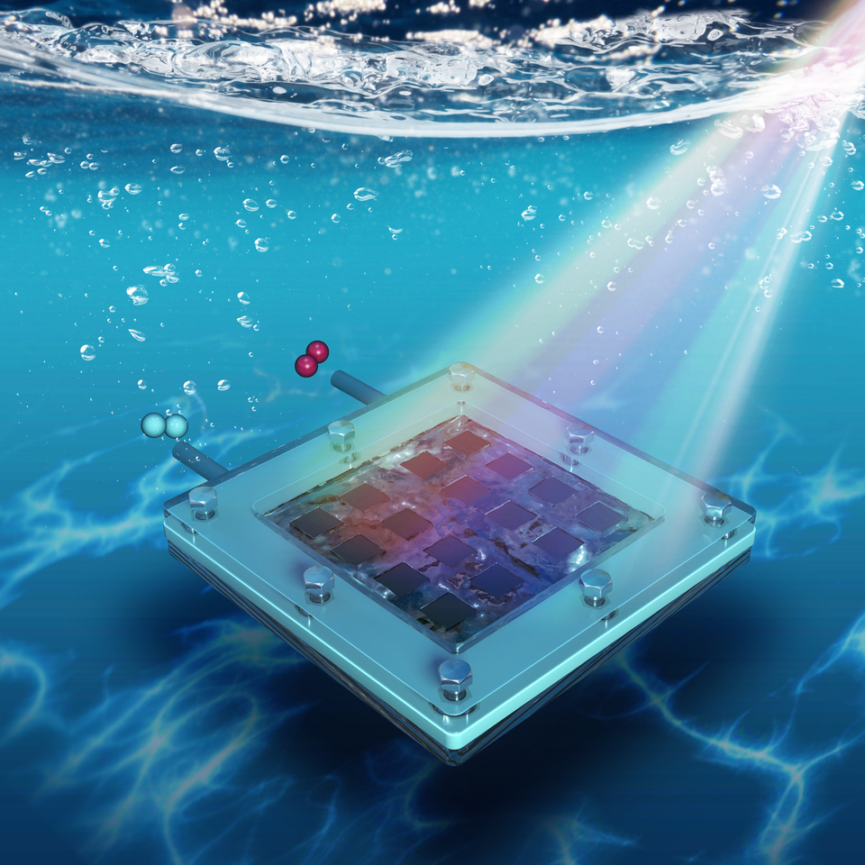 Scalable photoelectrochemical mini-module
