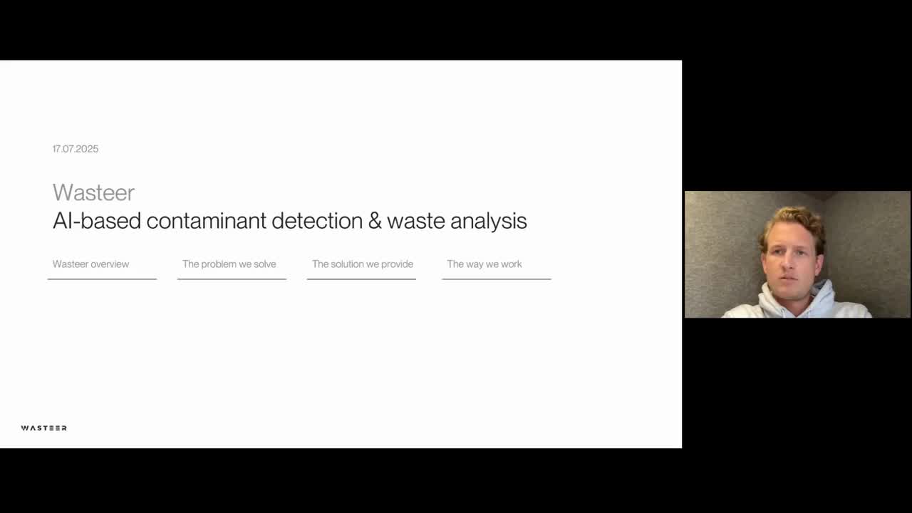 On-demand webinar: AI-based contaminant detection and waste analysis
