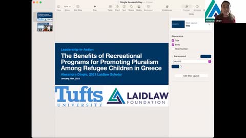 The Benefits of Recreational Programs for Promoting Pluralism Among Refugee Children in Greece - Alexandra Dingle