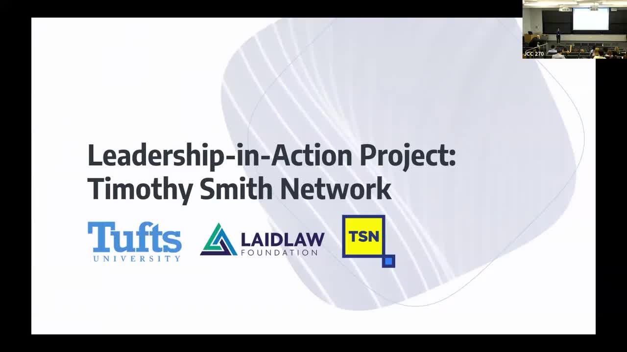 Leadership-in-Action Project: Timothy Smith Network - Tue Nguyen
