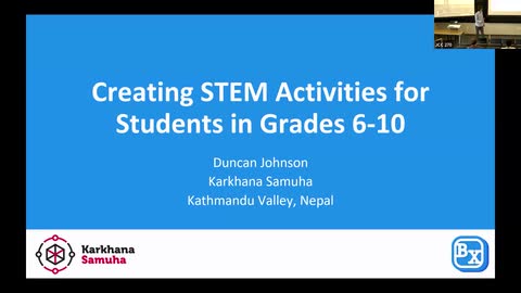 Duncan Johnson: STEM Training from Ohio to Nepal - Empowering Students in through Hands-on Learning