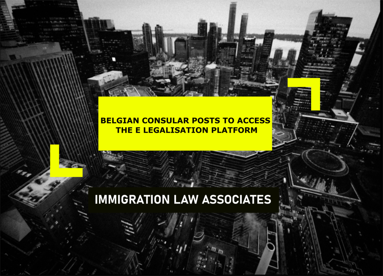 Belgian consular posts to access the e Legalisation platform