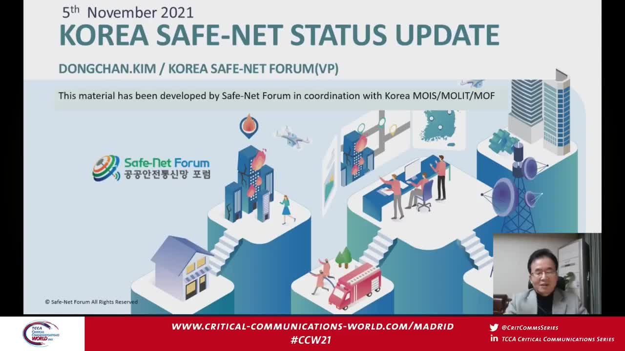 Korea status update Critical Communications Network